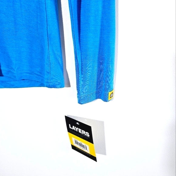 NWT WonderWink Layer Scrubs Long Sleeves Round Neck Women's Two T-shirts Size XS - Picture 7 of 9